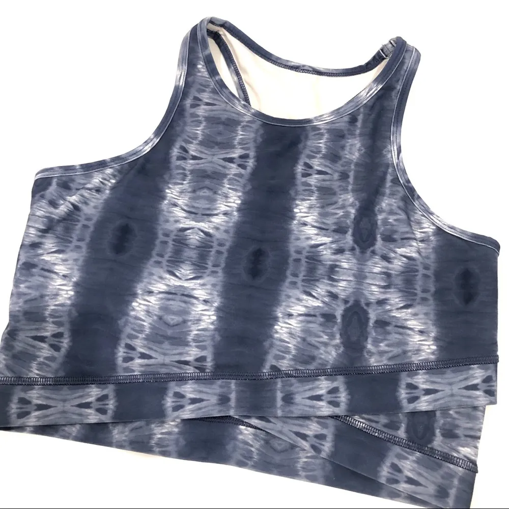 Scorpio Sol Blue Tie Dye Crop Tank - Image 3