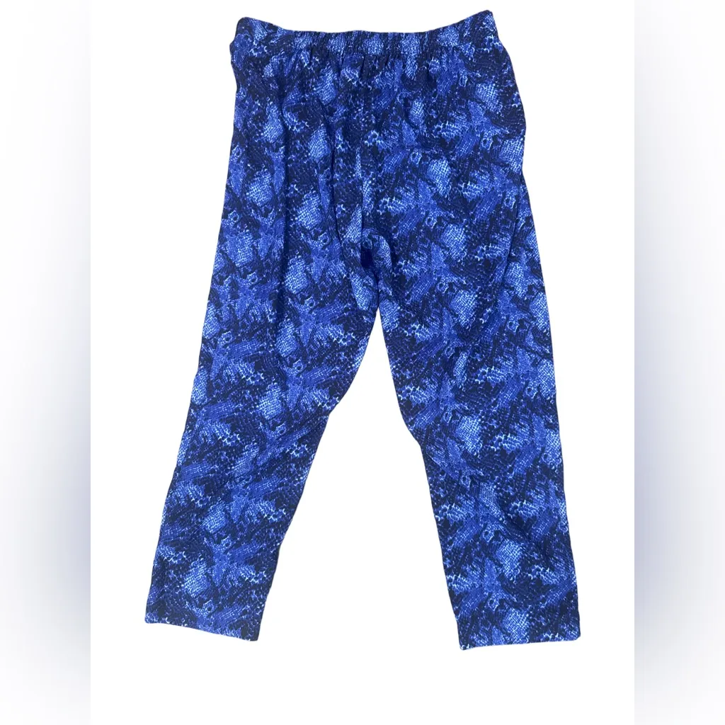 White House Black Market Blue snakeskin Pants - Image 3