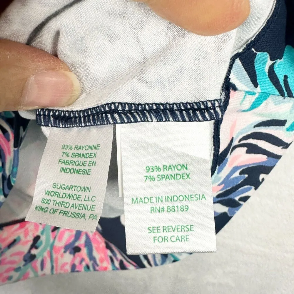 Sophie Dress High Tide Size Medium UPF 50 Vacation Beach Preppy - Image 7