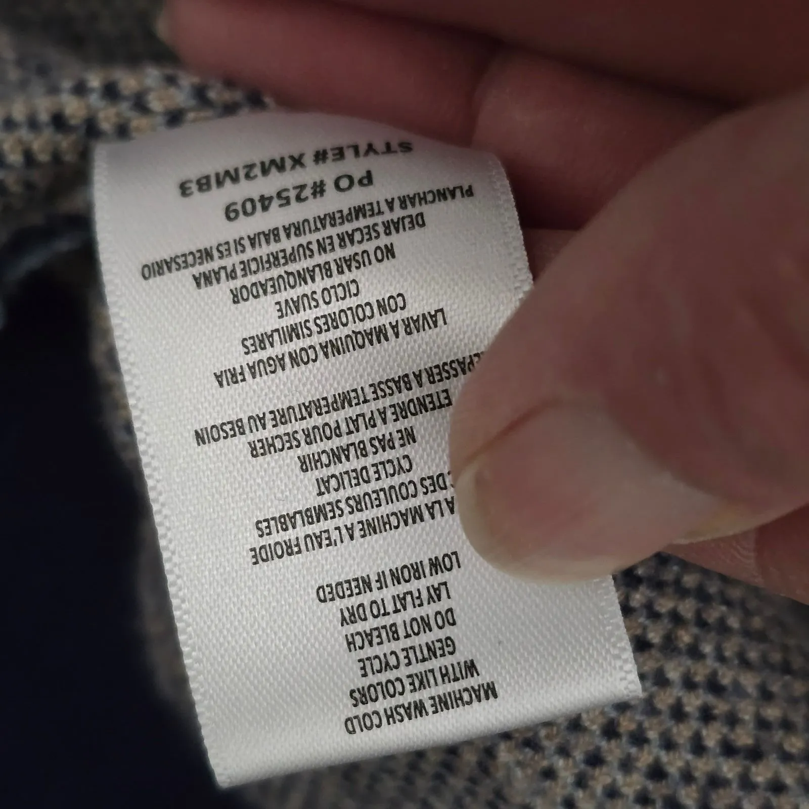 Bobeau 2X Navy Blue Geometric Fair Isle Cardigan Bohemaian Eclectic Grandpa - Image 8