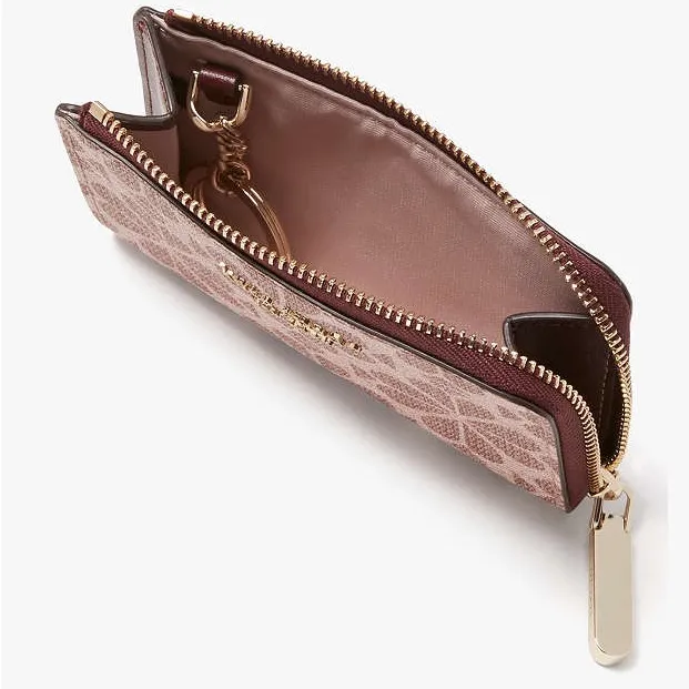 Kate Spade Flower Coated Canvas Key Pouch Wallet - Image 2