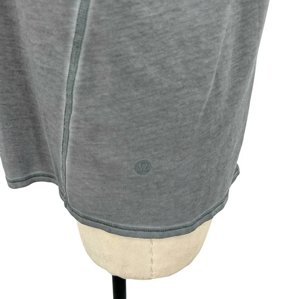 Lululemon All Tied Up Tank‎ *Wash Sublimado Pigment Dye Asphalt Grey Size 6 - Image 7