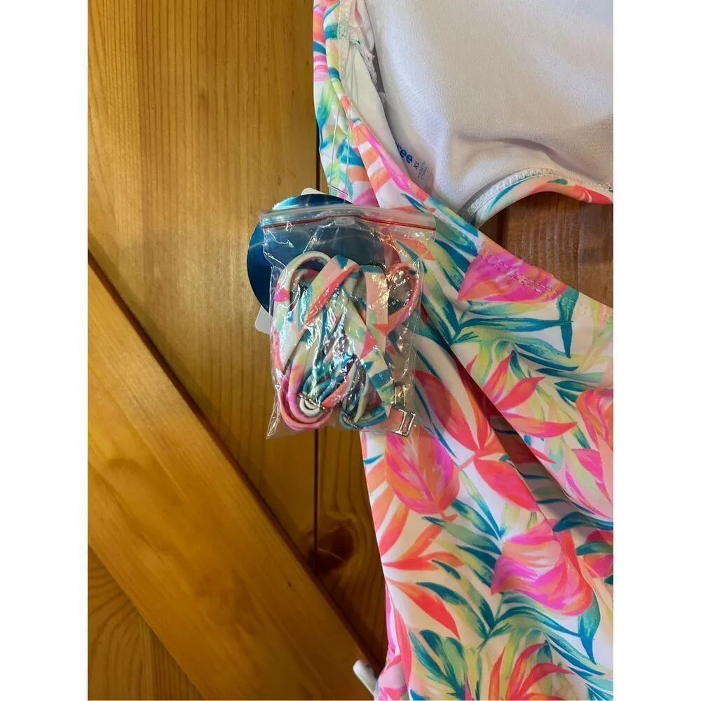 Decree Womens Pastel Oasis Monokini One Piece Swimsuit Size XL nwt (8068) - Image 6