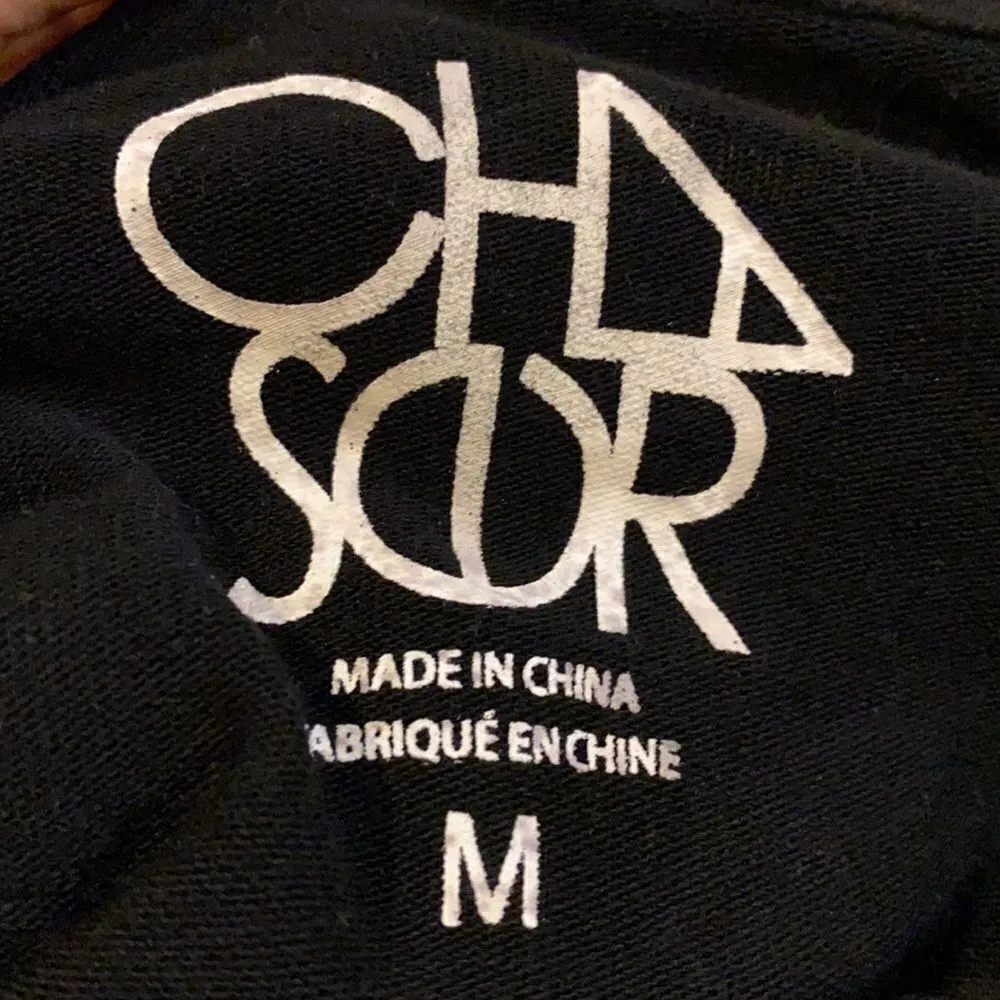 Chaser Black With Silver Glitter Stars Sweatshirt - Image 7