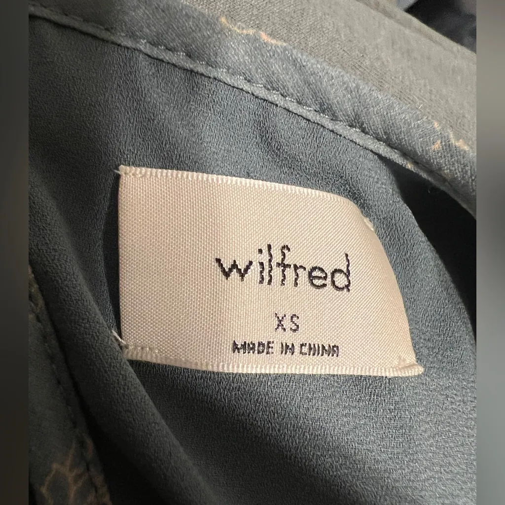 Wilfred $158 Aritzia Day Dreamer Mini Dress Balloon Sleeve Babydoll Floral Fairy - Image 7