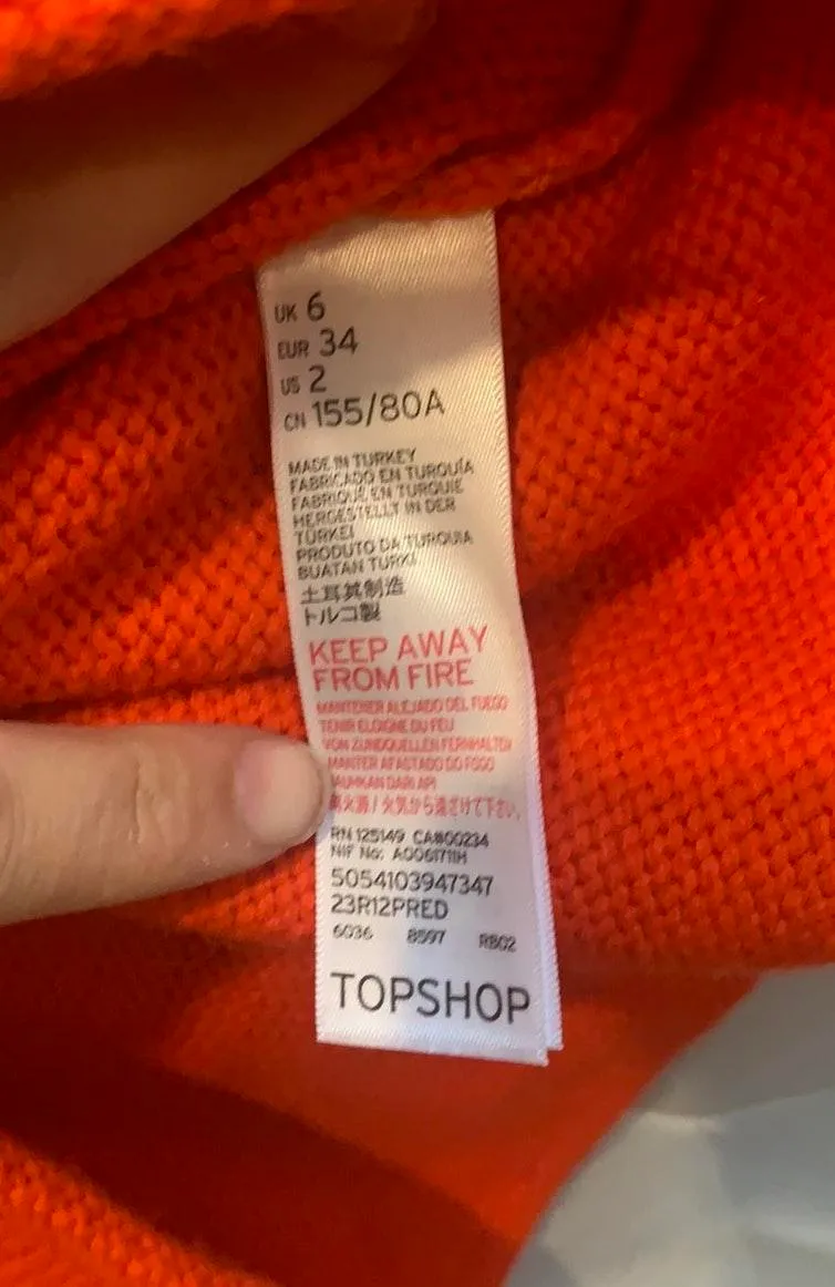 Topshop Ribbed Knit Turtleneck - Image 5