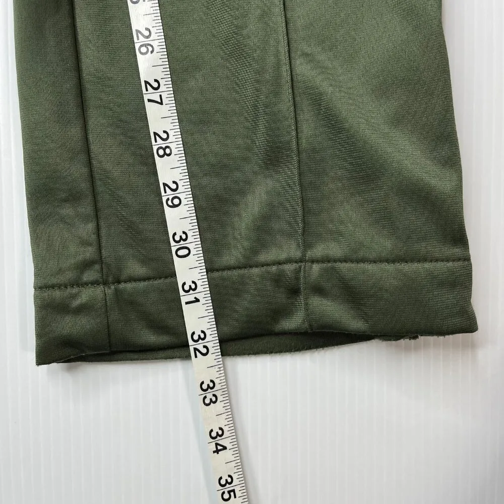 American Eagle Vintage Y2K Womens Green Track Pants Zip Closure Zip Ankle Size 2 - Image 6