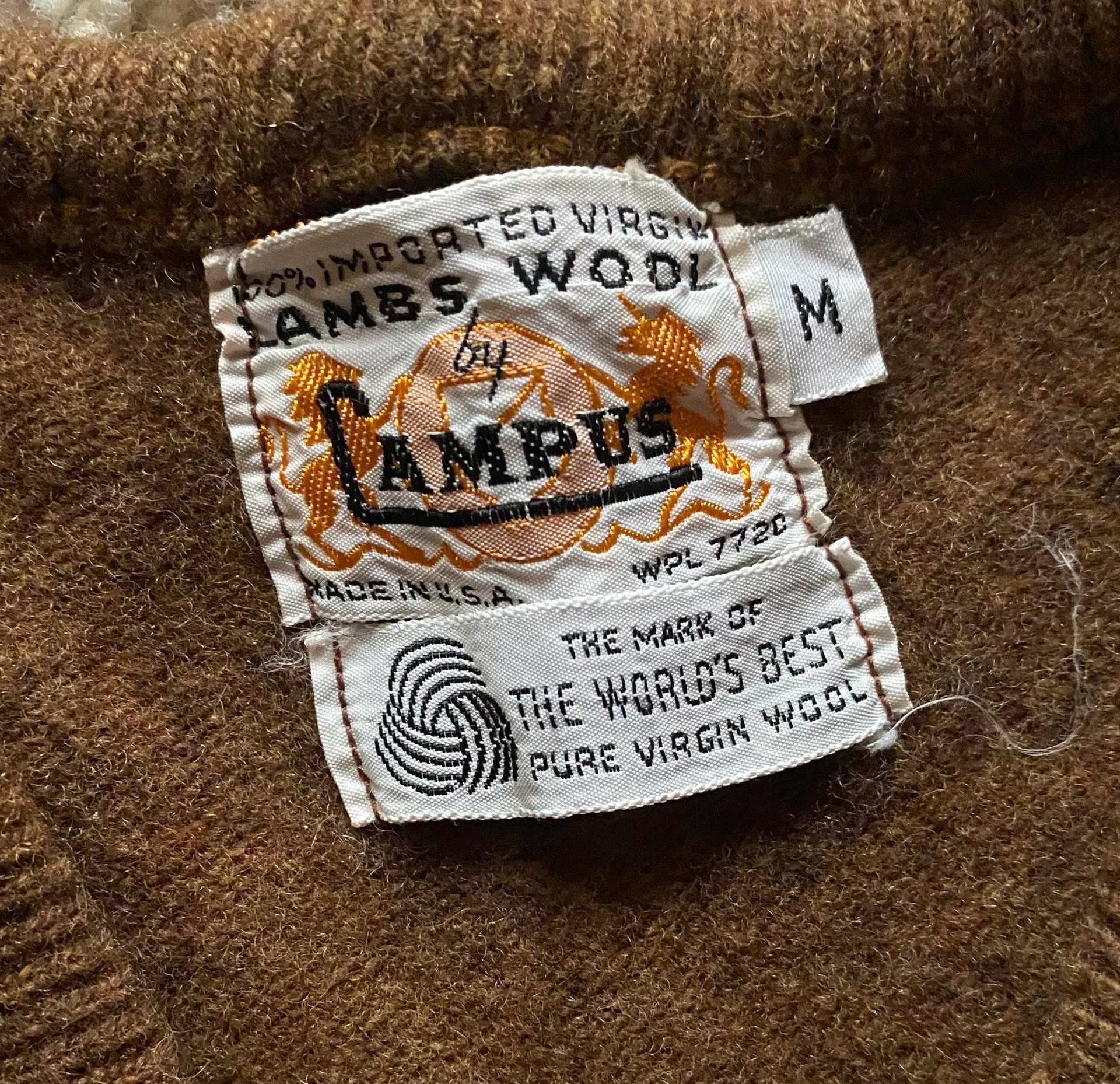 Sweater Vest Brown Size M - Image 2