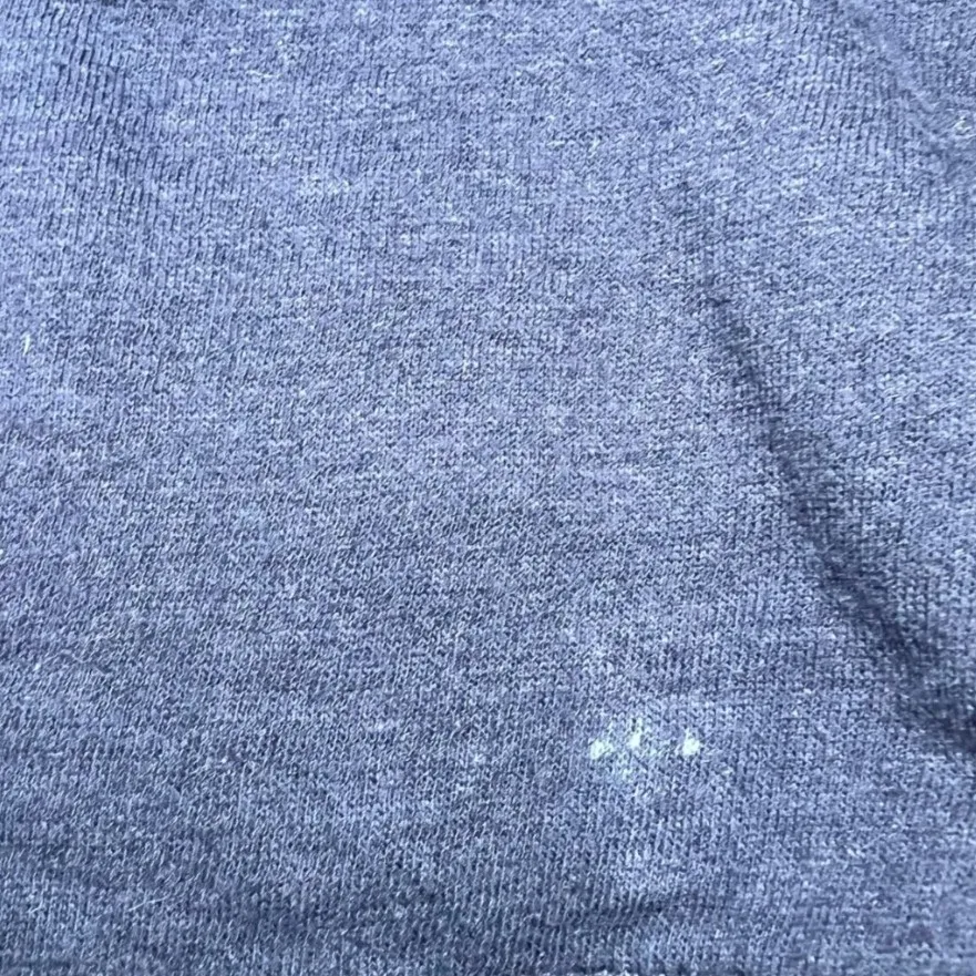 Talbots Lace Up Top Womens Medium Navy Blue Long Sleeve Casual Basic Relaxed - Image 11