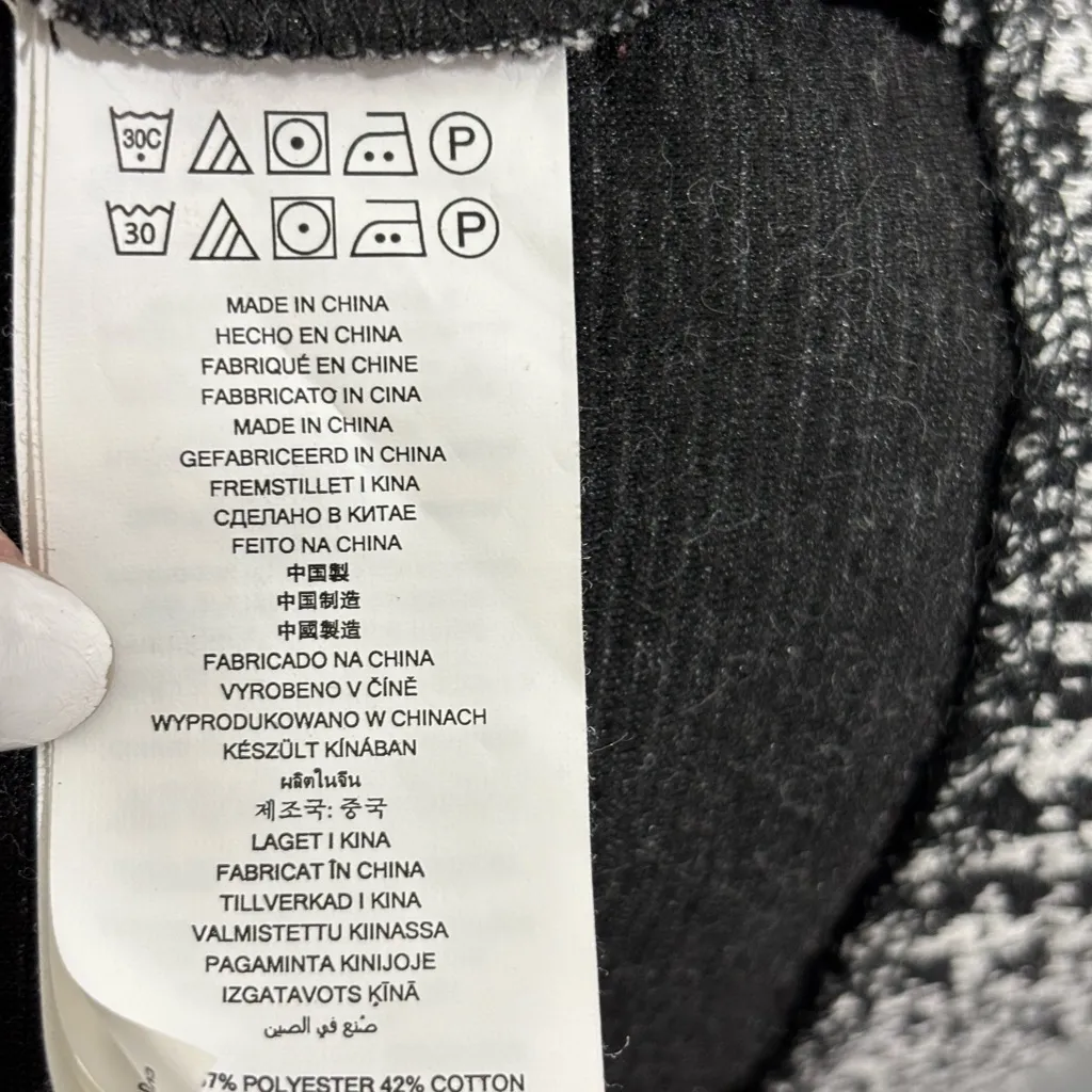 MICHAEL KORS Sheath L DRESS PLAID Black White Business career. Sm Flaw in pics Size L - Image 6