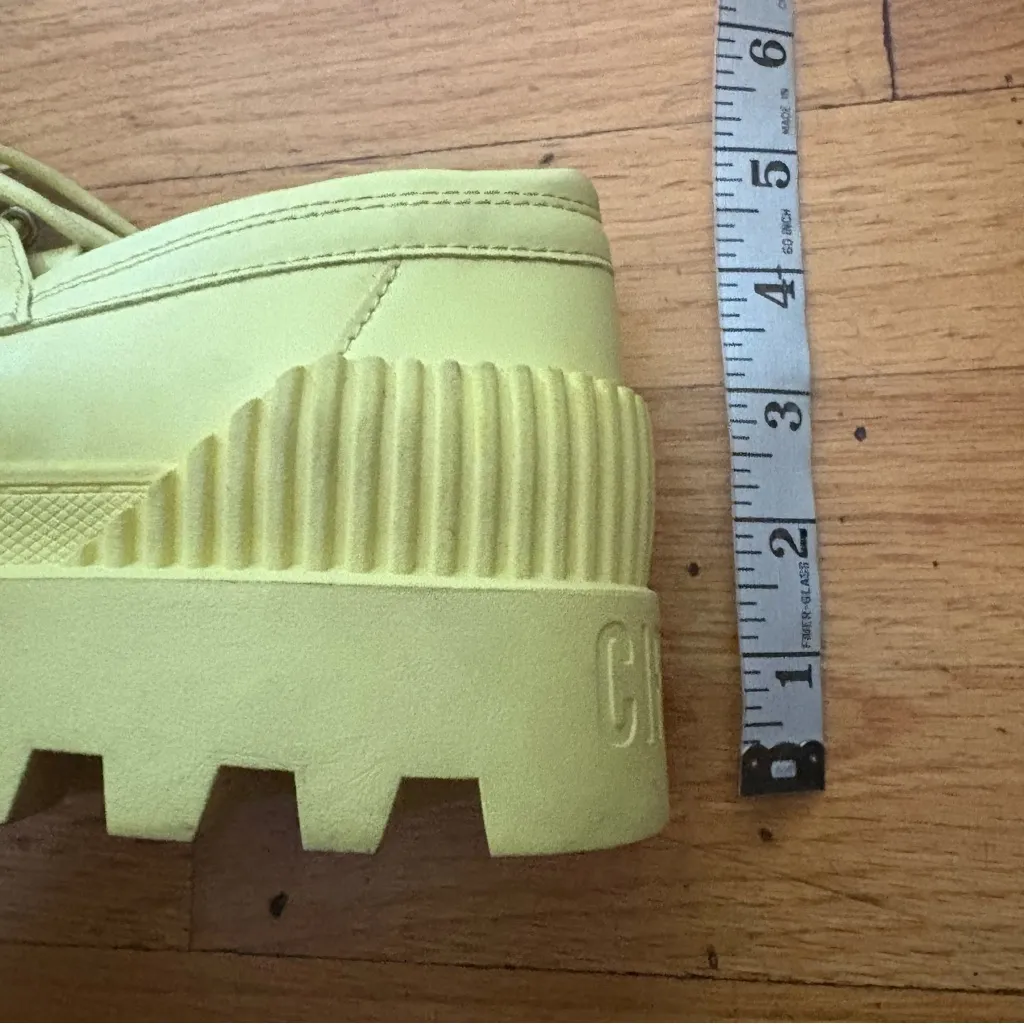 Sam Edelman Yellow Lugged Sole Shoes Size 11 - Image 2