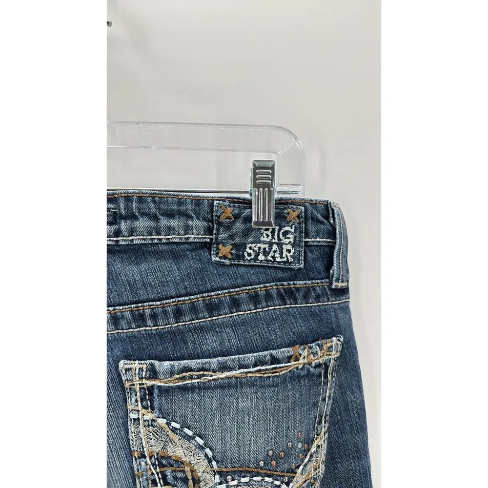 Big Star Maddie boot mid rise fit jeans 31x37 extra long western rodeo farm - Image 6