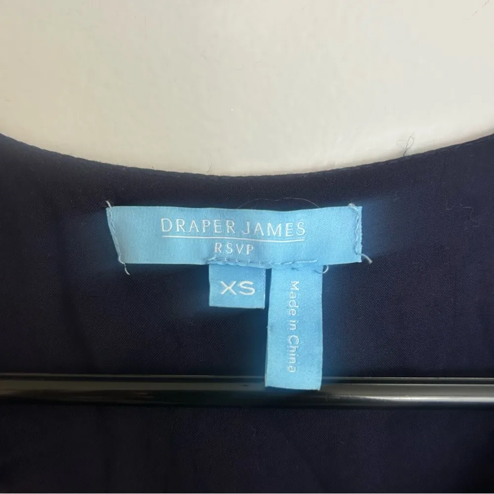 Draper James Blue/Pink Floral Ruffle Cap Sleeve Wrap Dress Size XS - Image 7