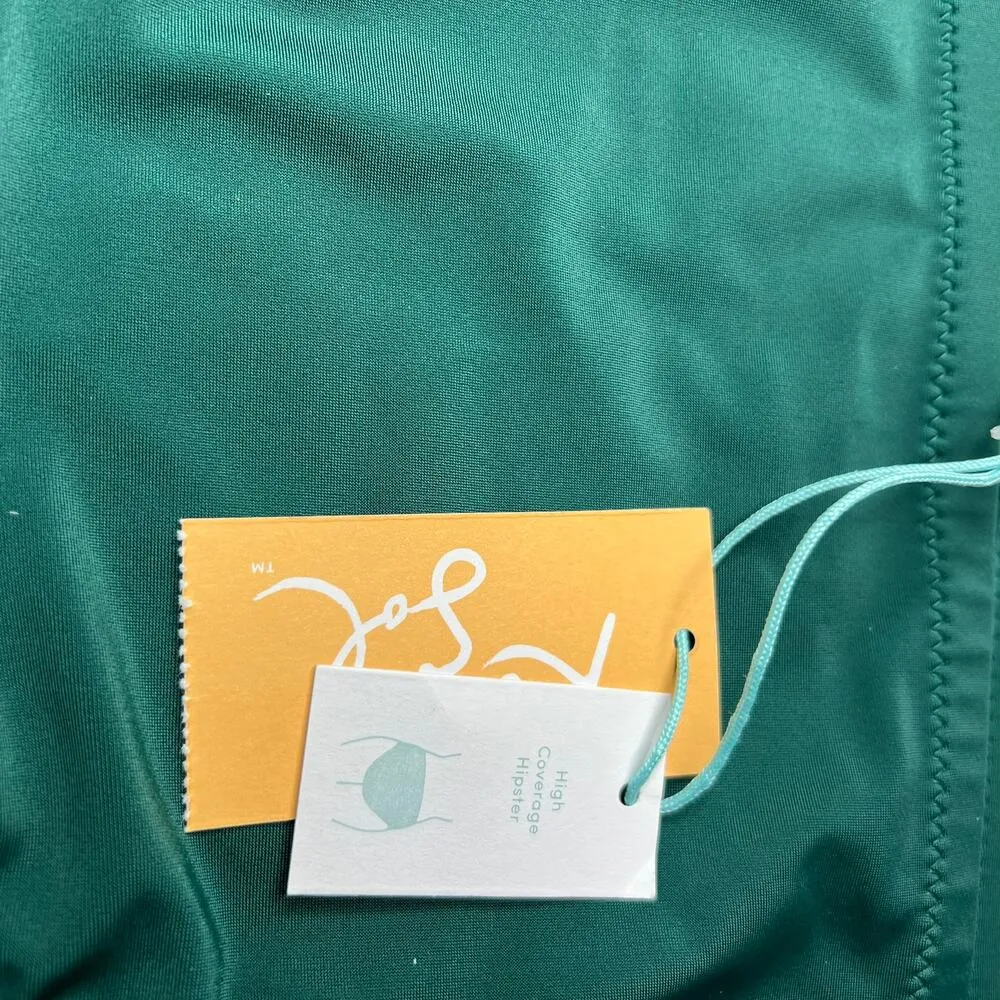 Kona Sol Women's Plus Size Bikini Bottom Green Hipster Full Coverage NWT Sz 16W - Image 4