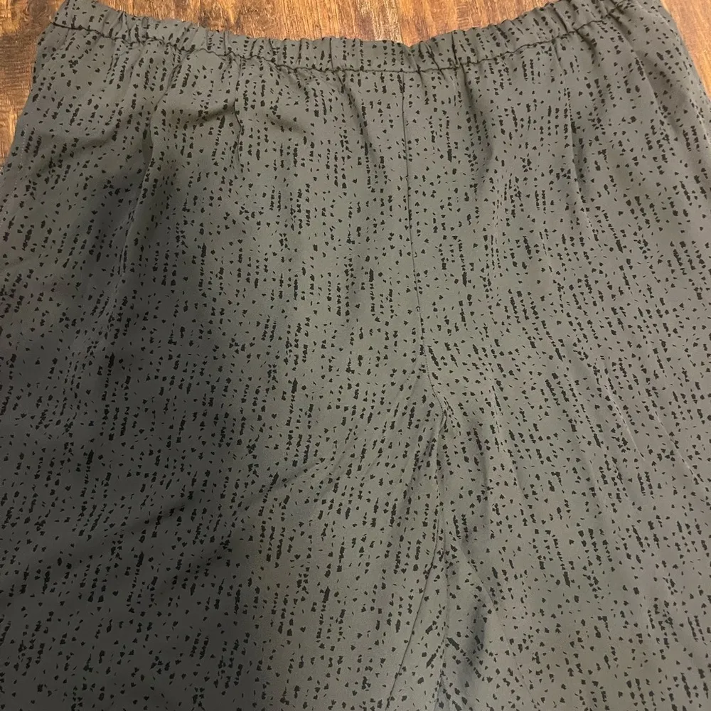 Eileen Fisher Dotted Silk Slouchy Pants - Image 4