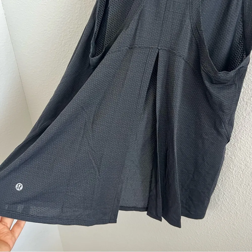 Lululemon Conduit Singlet Tank Back Split Black Neutral 6 - Image 8