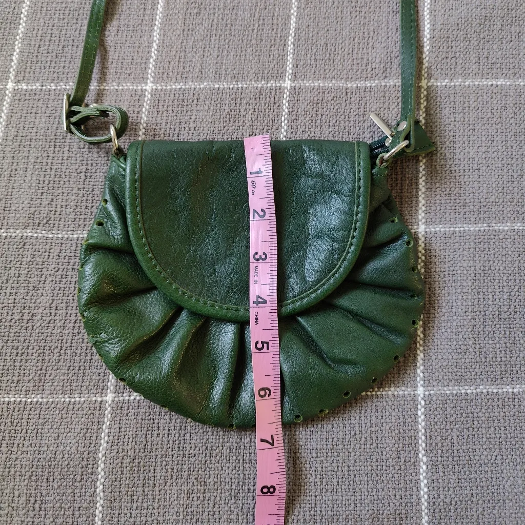 Vtg Vera Pelle Leather Mini Bag Crossbody Made in Italy - Image 10