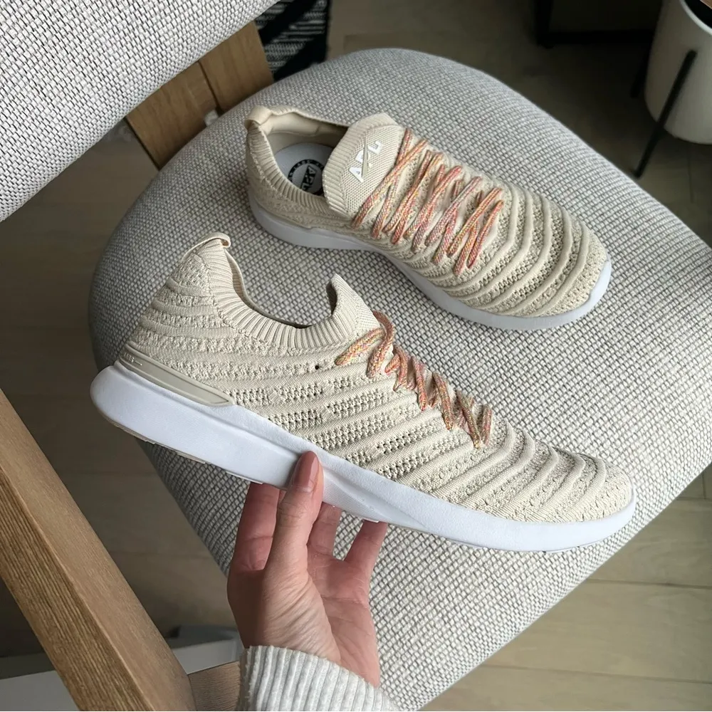 Anthropologie + APL Techloom Wave Sneakers in Parchment/White/Multi - Image 4