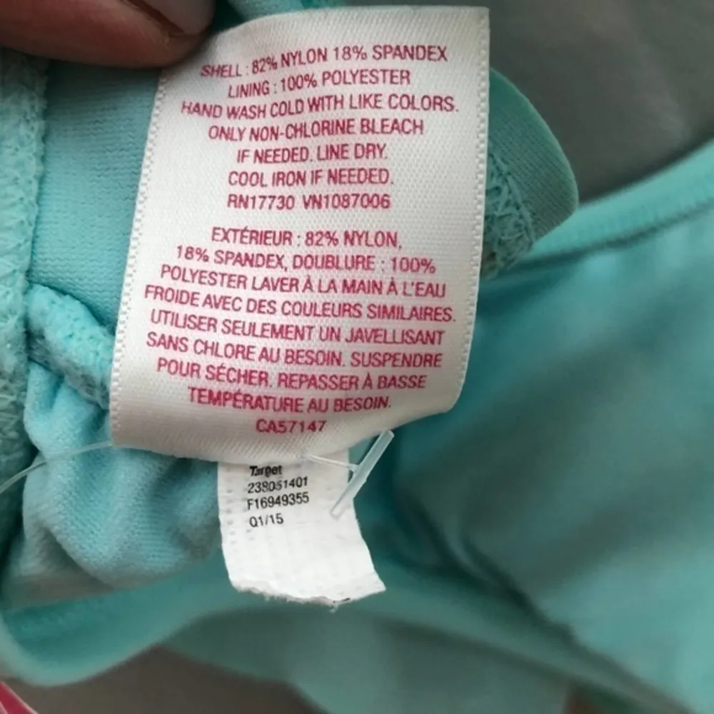 NWT Xhilaration Target blue racer back bikini top - Image 6