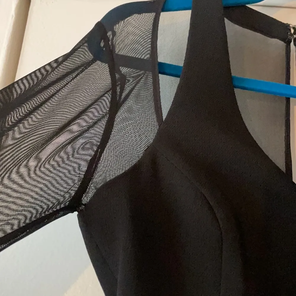 BCBGeneration Romper with Sheer Back and Sleeves Fire 🔥 - Image 2