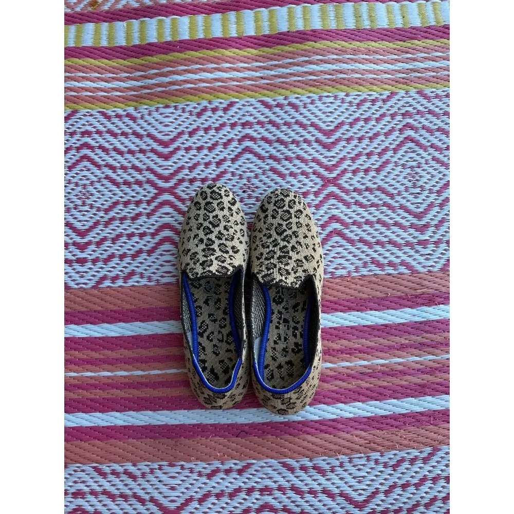 Rothy's Spotted Leopard Loafers Size 6.0, Casual, Comfy - Image 9