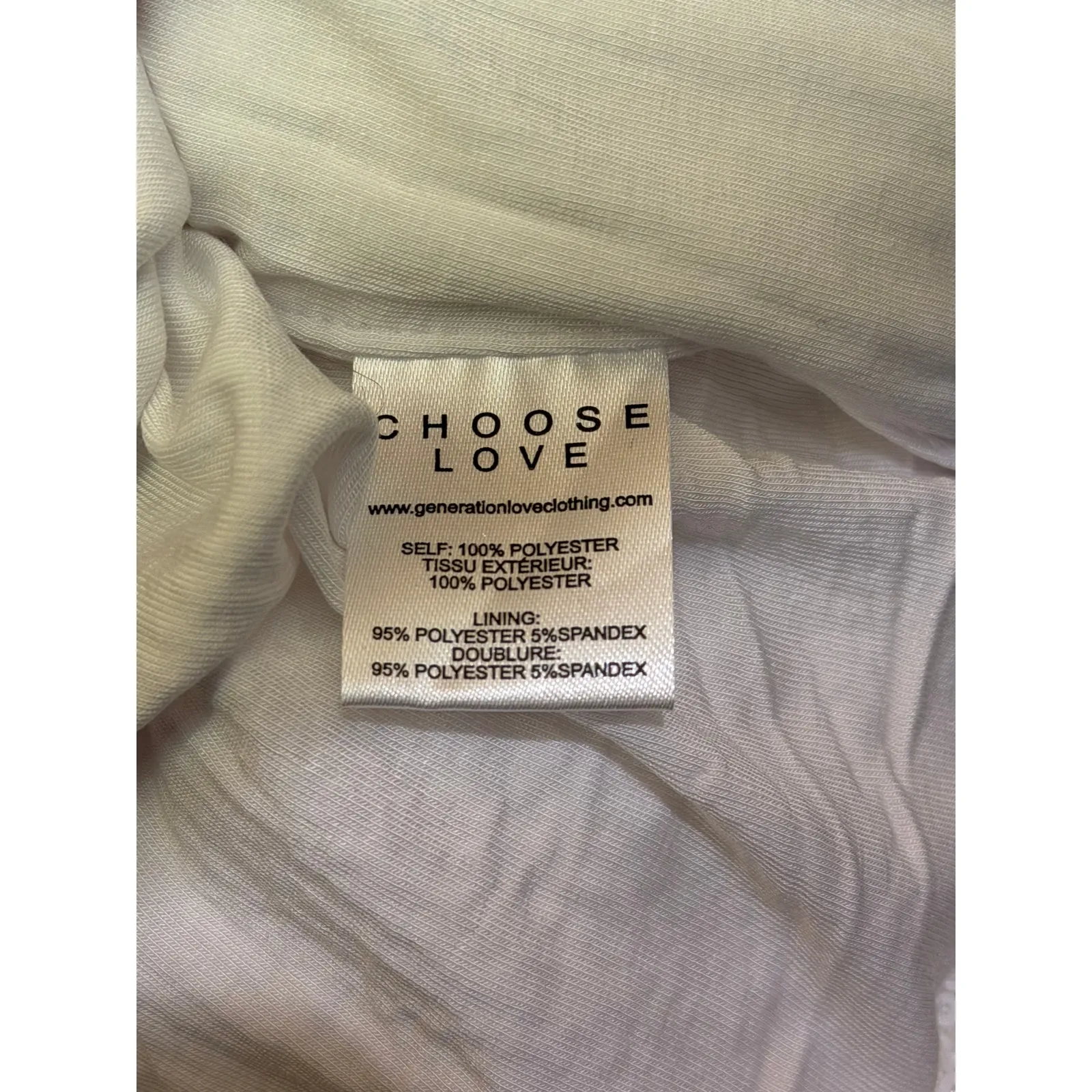 NWT Generation Love Donna Sequin Dress White size XS - Image 6