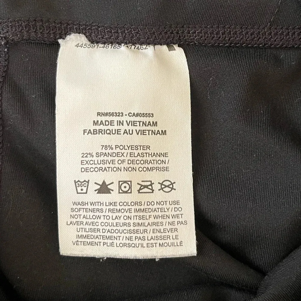 Women’s  Dri-Fit black athletic leggings, 22”, Size Small - Image 4