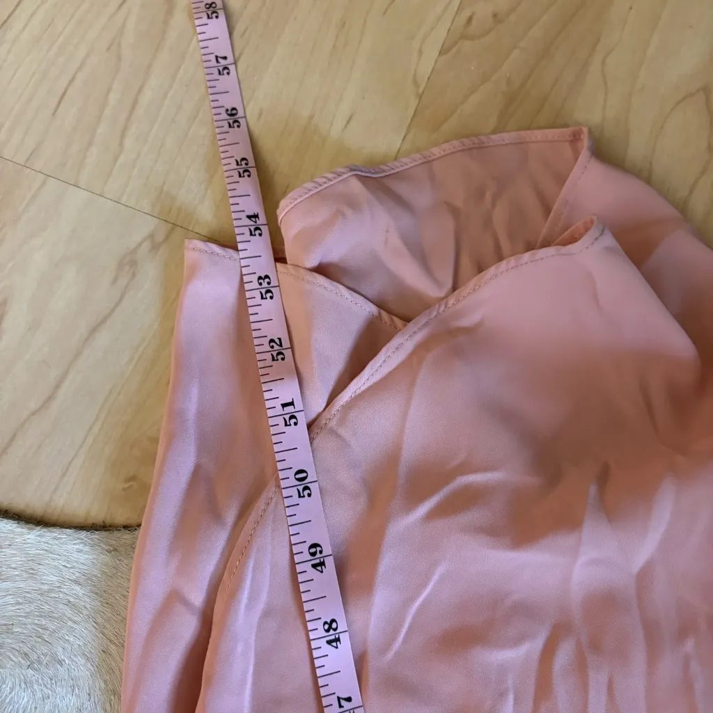 SHONA JOY Core Cocktail Draped Sleeveless Midi Dress Dusty Pink Tulip‎ Size 4 - Image 12