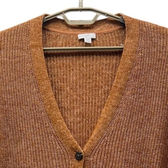 J Jill Cardigan Sweater Brown LP Size undefined - Image 3