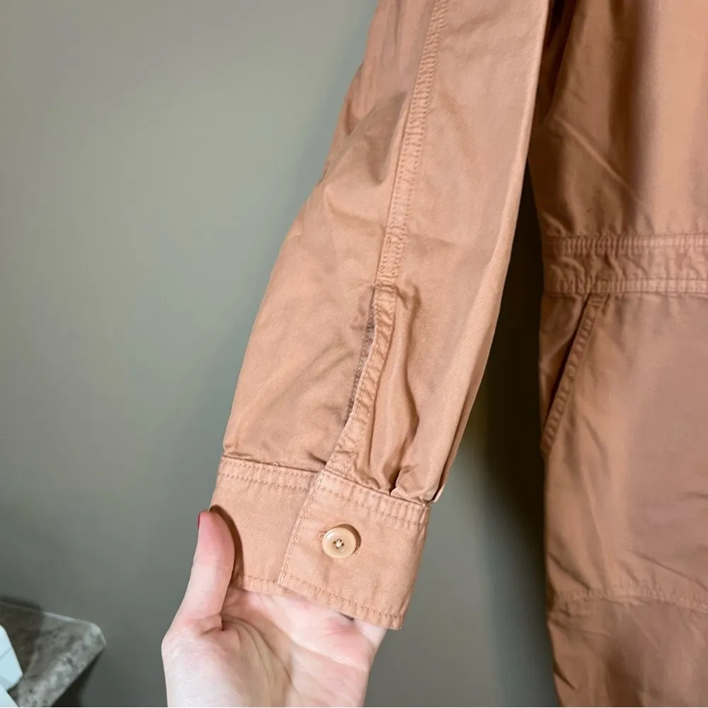 J.Crew  Foundry Chino Overalls Peach Jumpsuit 12 - Image 7