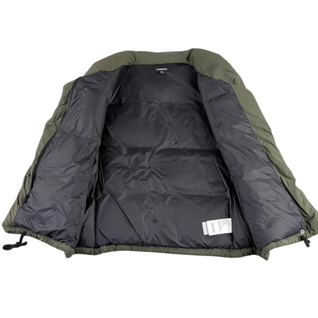 James Perse Yosemite Down Puffer Vest Olive Green Size 4 US XL  F329 - Image 4