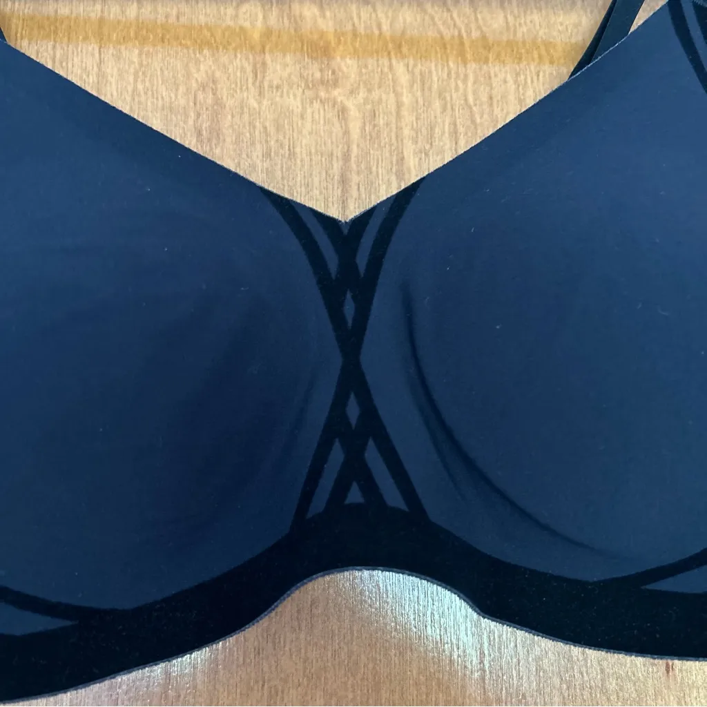 Honeylove Silhouette Bra in Vamp Black Velvet Size Medium 36B 36C - Image 3