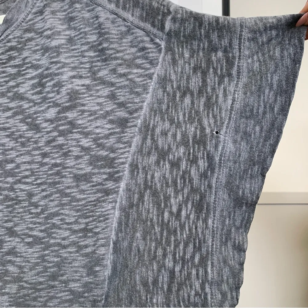 Popcorn Grey Heathered Gray Cotton Short Sleeve T - Image 6