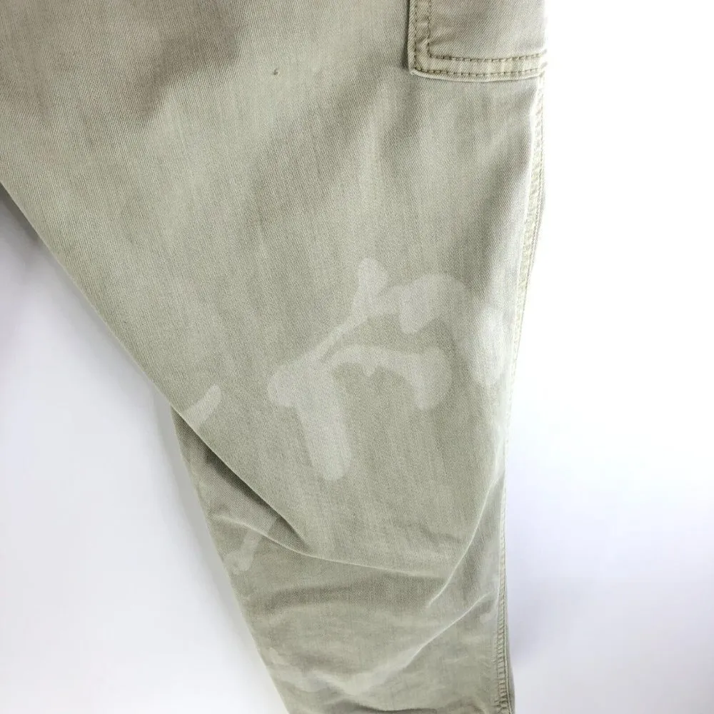 Universal Thread Womens Cargo Boyfriend Jeans Beige Stretch Size 16/33R - Image 4