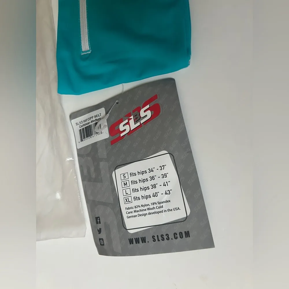 SLS3 HipZipp Running Belt Waist Bag Waist Pack Blue - Image 6