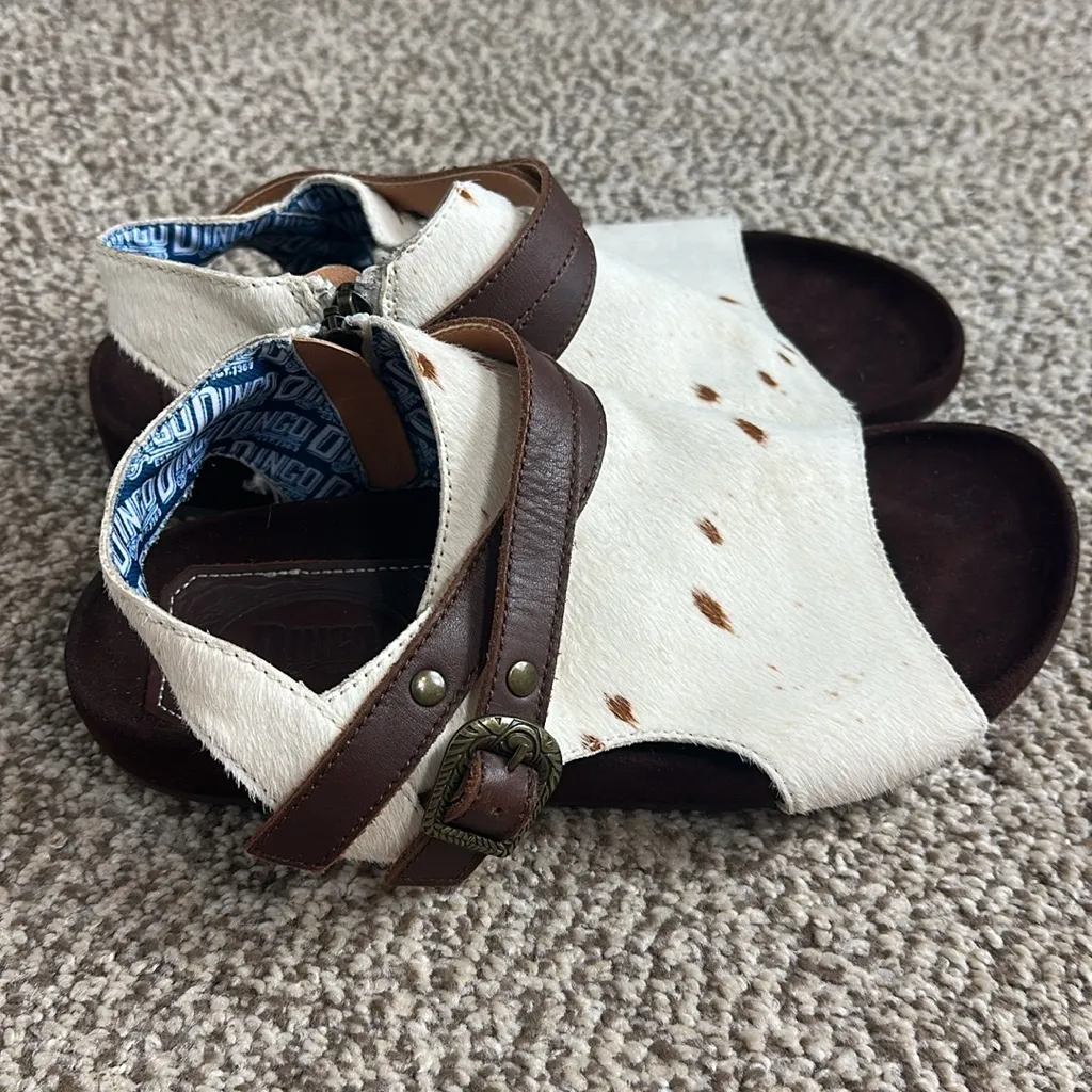 Dingo Savannas Cow Hair Sandals - Image 6