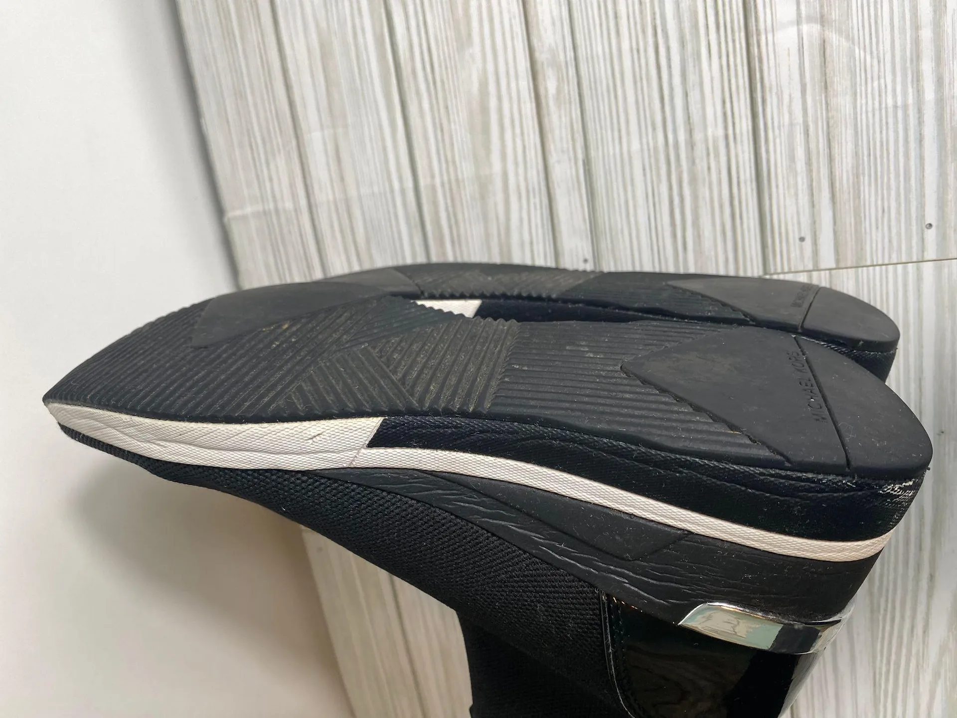 Michael Kors Skyler Stretch Knit Sock Sneakers Size 9.5 - Image 12