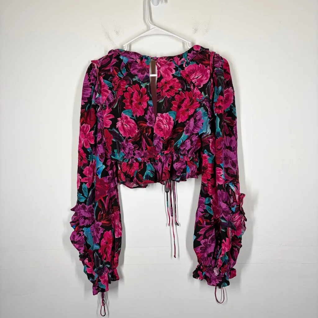 For Love & Lemons Scarlett Crop Top Size Small - Image 5