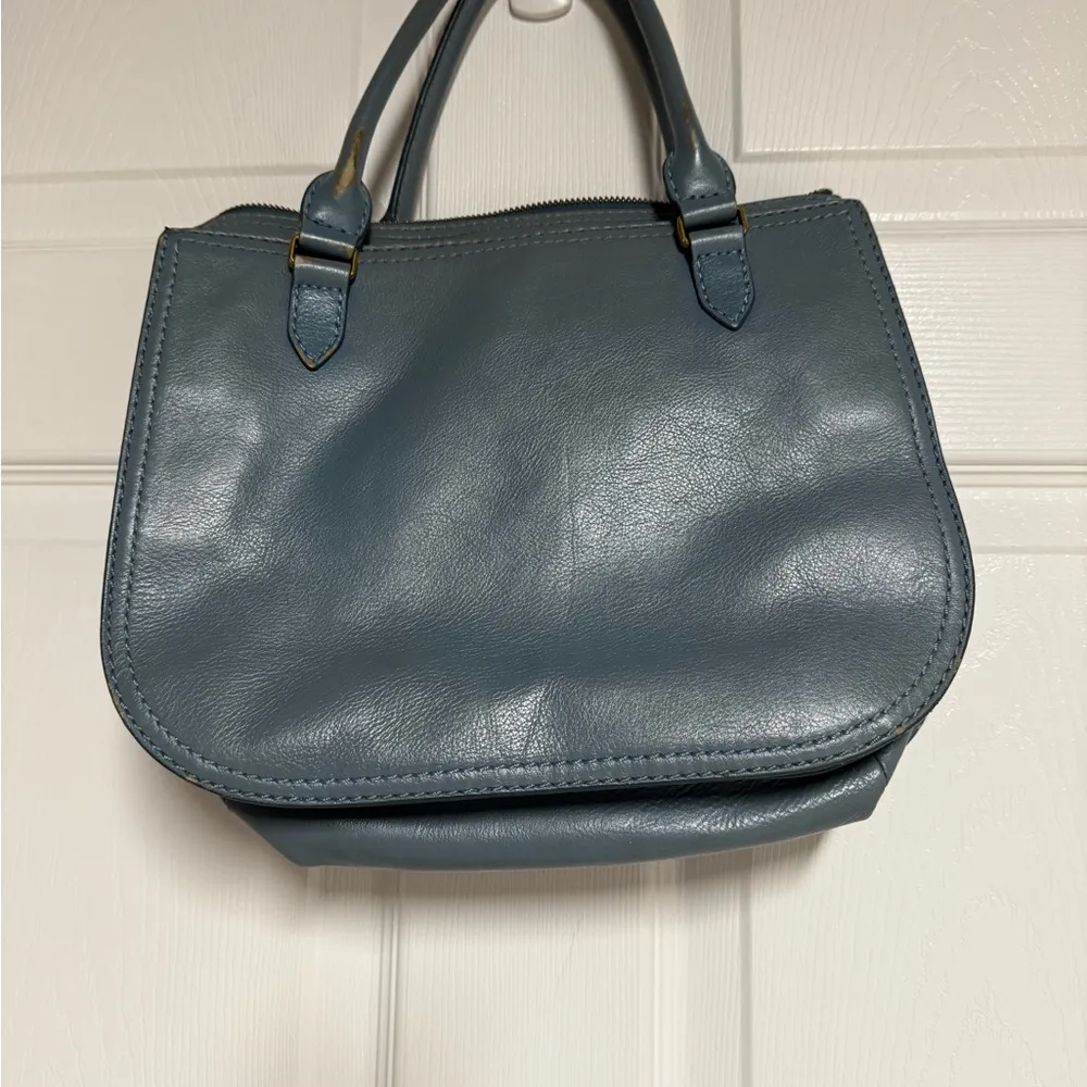 Fossil Leather Satchel Classic Leather Bag - Image 4