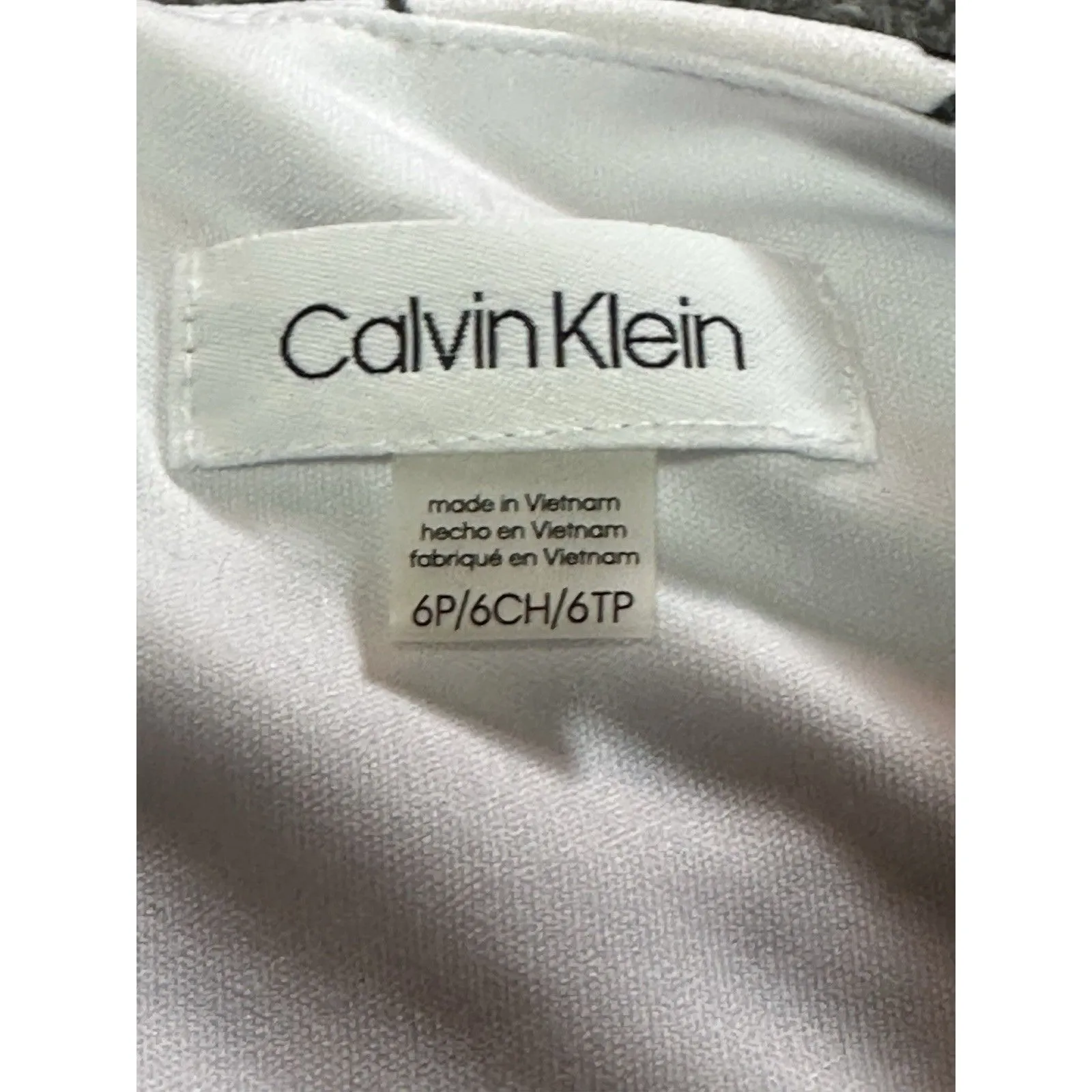 Calvin Klein Paneled Floral Sheath Dress 6P - Image 6