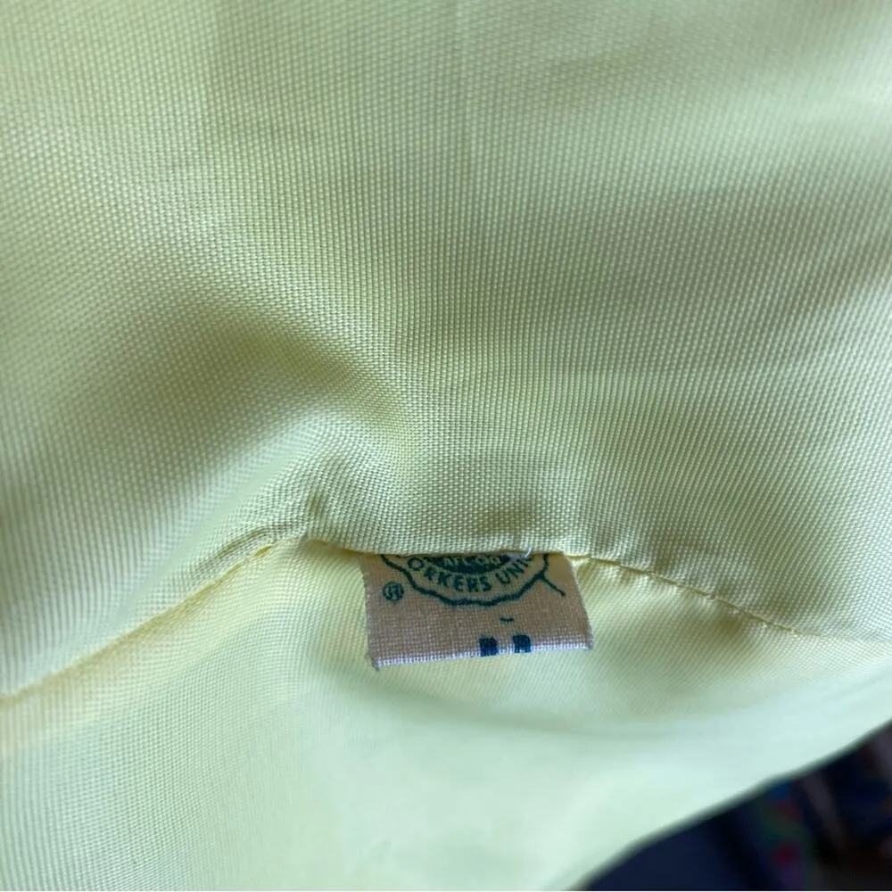 Vintage 60s Union Made Lime Green Sheath Mini Dress & Matching Jacket Size XS - Image 10