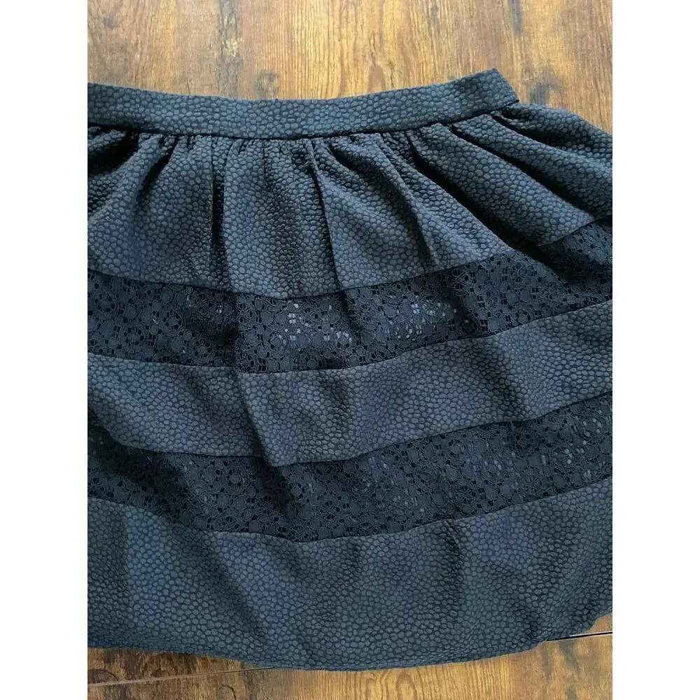 Xhilaration petite women’s  size L mini skirt black party night out dressy - Image 4
