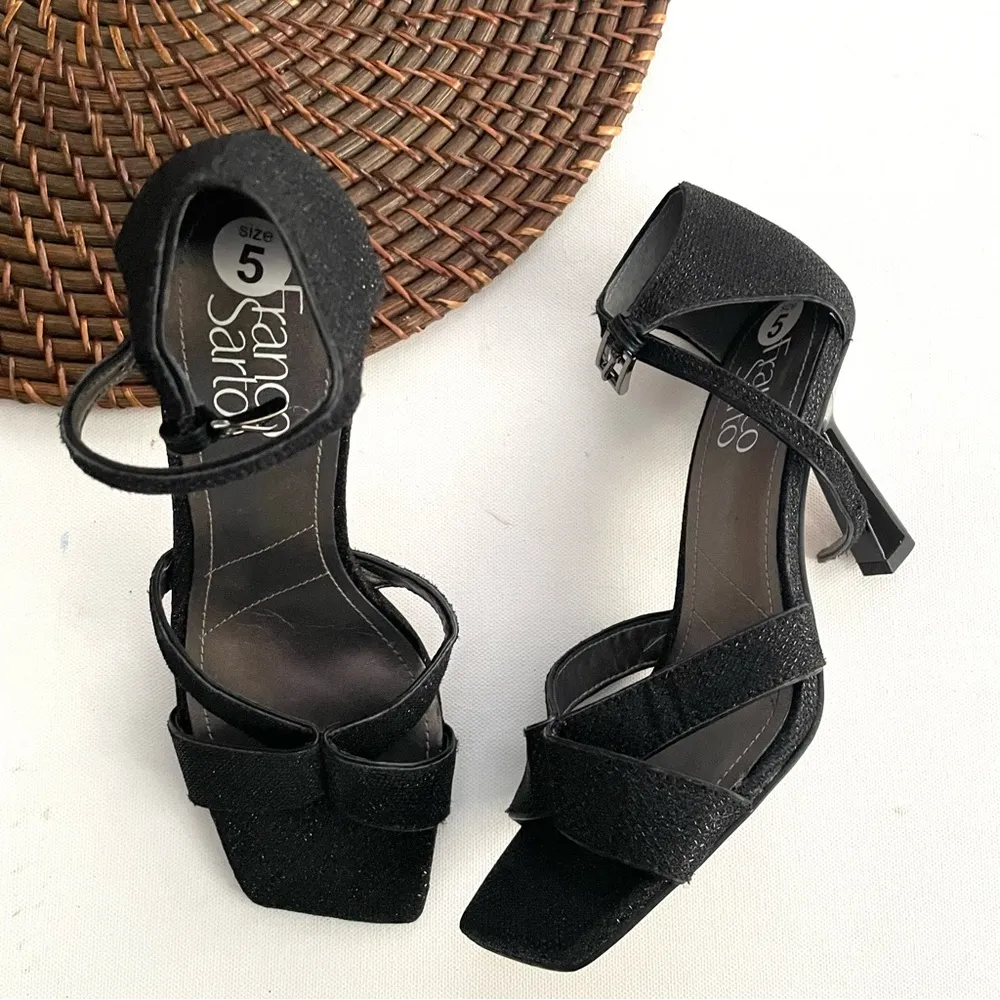 Franco Sarto Womens Shoes Heels Rania 3 1/2 Square Toe Sculpted Heel Size 6 - Image 2