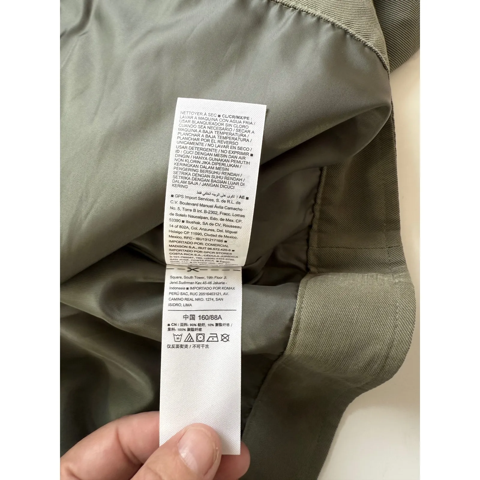 Old Navy Women's Olive Green Utility Jacket Button Front Collar Size S‎ - Image 8