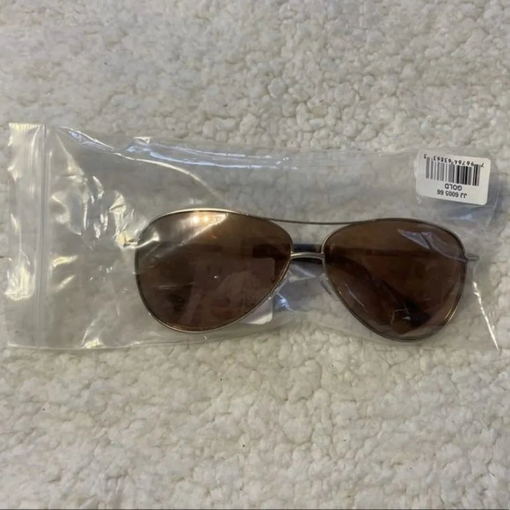 Joe’s Jeans Gold Aviator Sunglasses NWT - Image 6