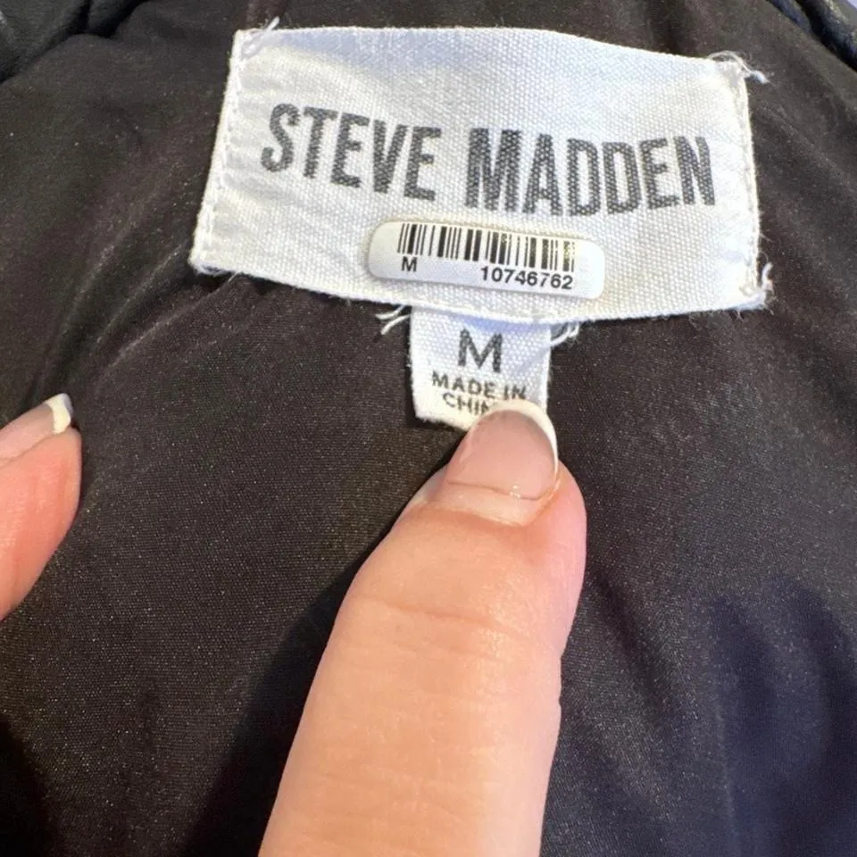 Steve Madden pre-owned Black Quilted puffer Jacket - Image 5