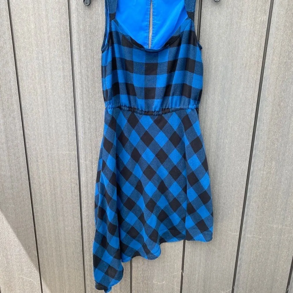 Trouve Buffalo Check Dress‎ Black Size XS - Image 6