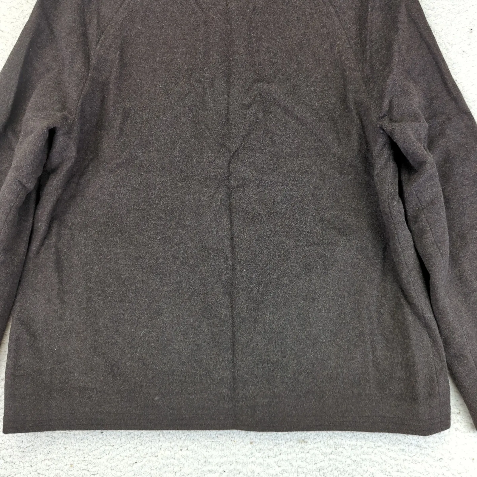 XANDRES Belgium Wool Angora Blend Zip Front Mock Neck Jacket Women's EU 42 10 - Image 9