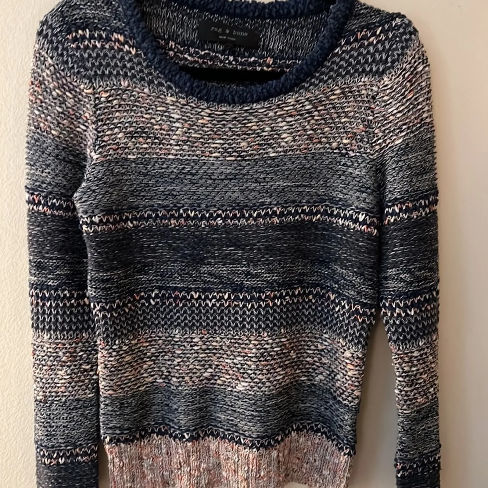 rag & bone Greta Knit Multicolor Sweater Size XS - Image 5