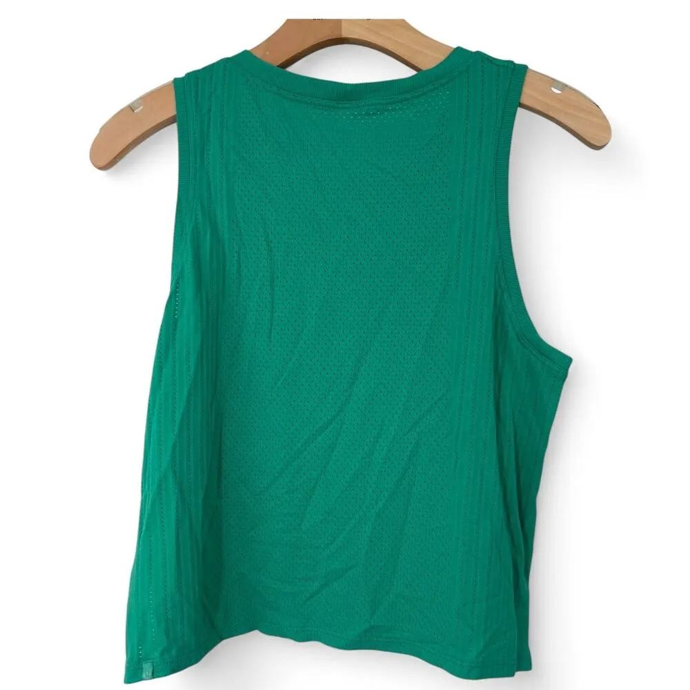 Lululemon 4 Classic-Fit Cotton-Blend Tank Top Stretch Sleeveless T-shirt Top - Image 4